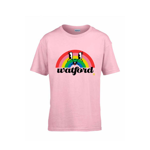 Kids - Rainbow Tee (baby pink)