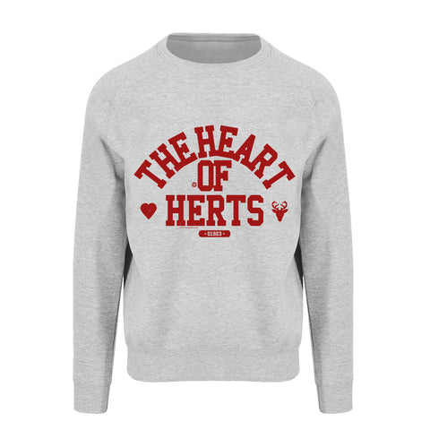Heart Sweatshirt (Heather Grey)